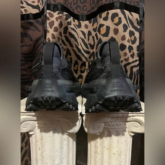 Adidas NMD S1 Tiger Stripe Black Sz 10.5 - Picture 3 of 6